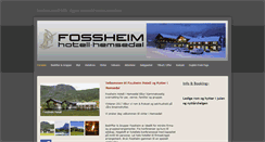 Desktop Screenshot of fossheim.com